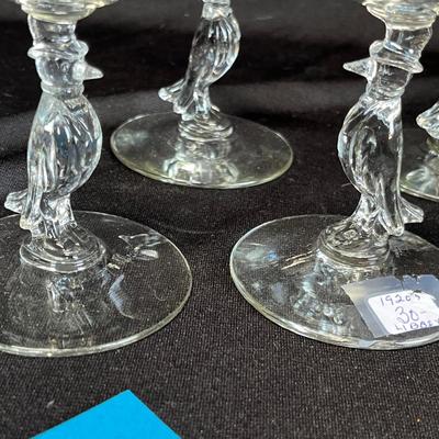 Libby Old Crow wine glasses