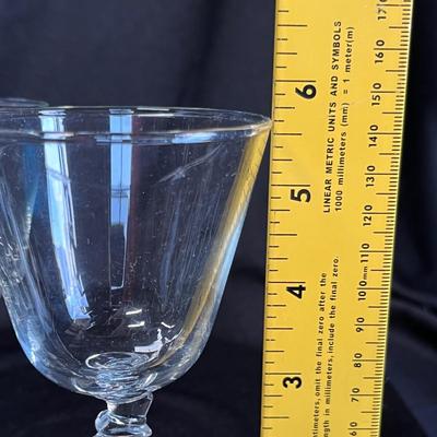 Libby Old Crow wine glasses