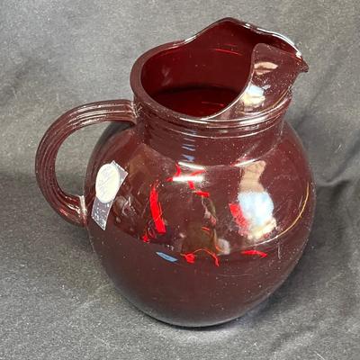 Royal Ruby Ball pitcher