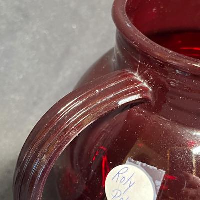 Royal Ruby Ball pitcher
