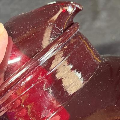 Royal Ruby Ball pitcher
