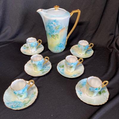 Hand painted Chocolate set