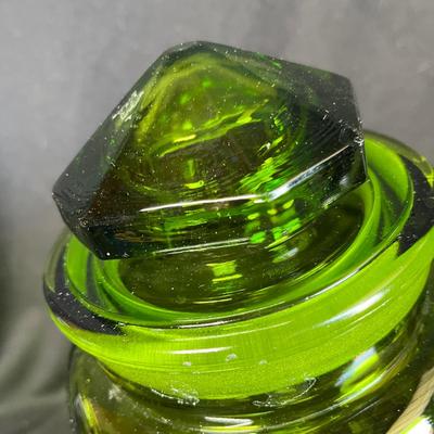 2 Avocado Green canisters