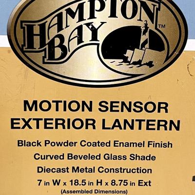 HAMPTON BAY ~ Motion Sensor Exterior Lantern