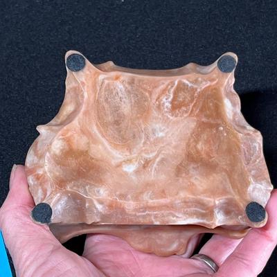 Incolay stone Cameo trinket box
