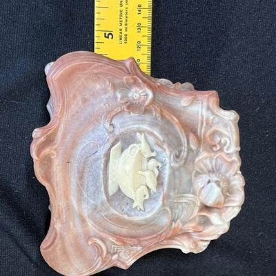 Incolay stone Cameo trinket box