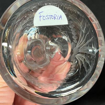 Rare Fostoria cologne bottle
