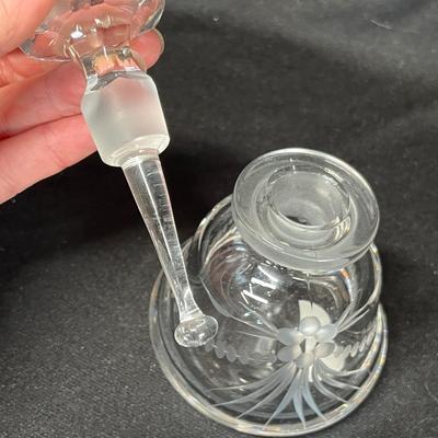 Rare Fostoria cologne bottle