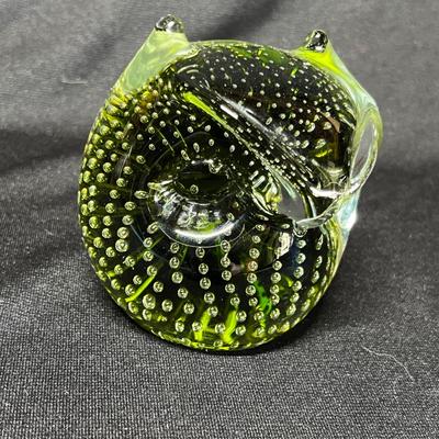Art Glass Owl paper weight