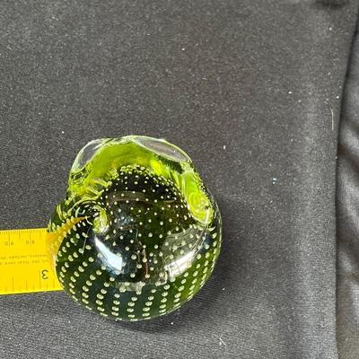Art Glass Owl paper weight
