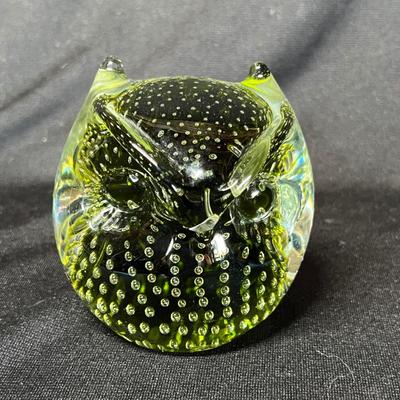 Art Glass Owl paper weight