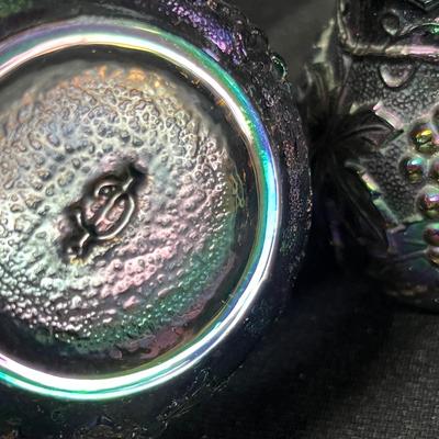 Imperial Carnival Glass shakers