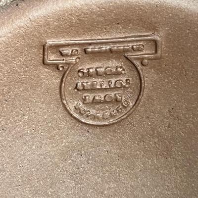 Blue salt glaze plate