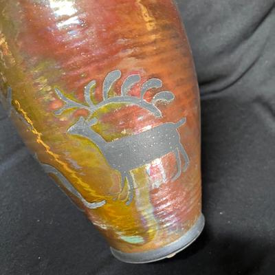 Native American Art Vase kokopeli