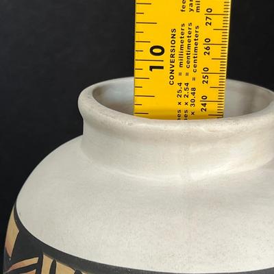 Native American Art pottery vase Browns/ Red