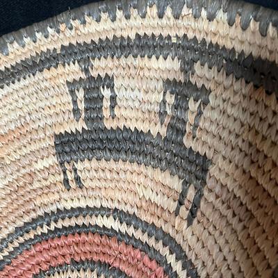 Native American weaved basket bowl
