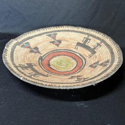 Native American weaved basket bowl