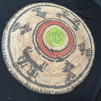 Native American weaved basket bowl