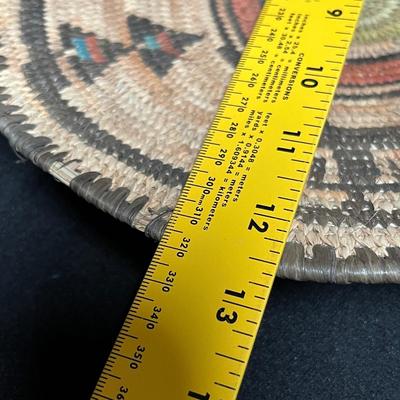 Native American weaved basket bowl