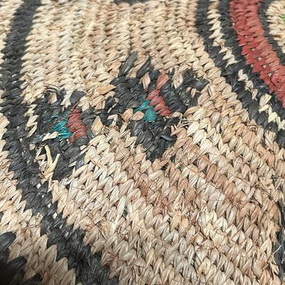 Native American weaved basket bowl
