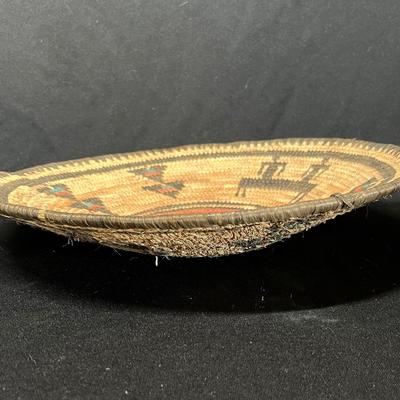 Native American weaved basket bowl
