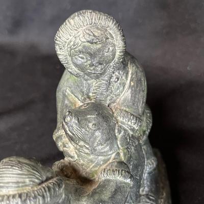 2 Alaskan Inuit / Eskimo sculptures