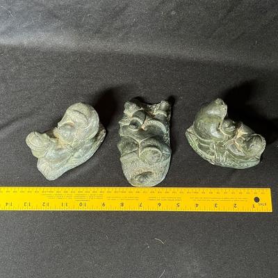 2 Alaskan Inuit / Eskimo sculptures