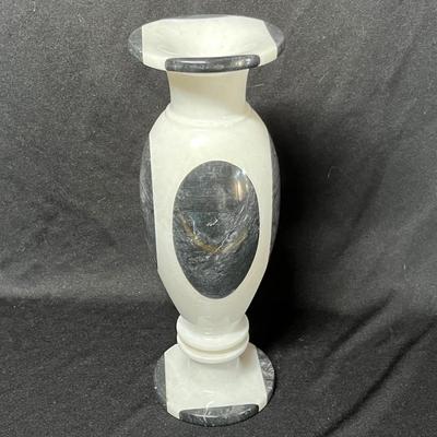 Stone on stone vase