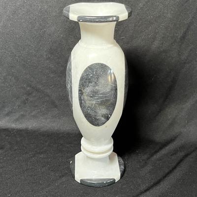 Stone on stone vase