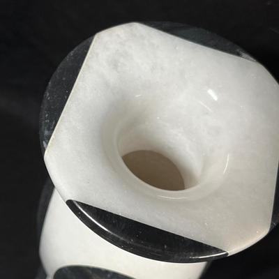Stone on stone vase