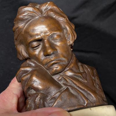 Bronze colored sculpture