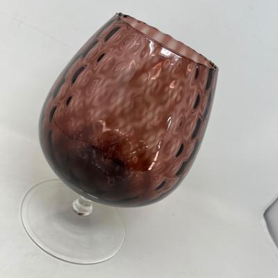 Amethyst Large brandy glass