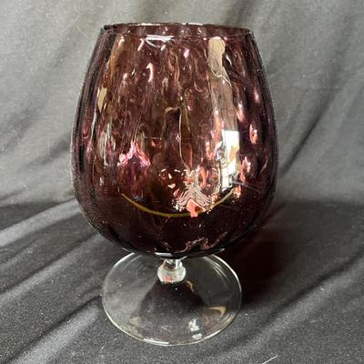 Amethyst Large brandy glass