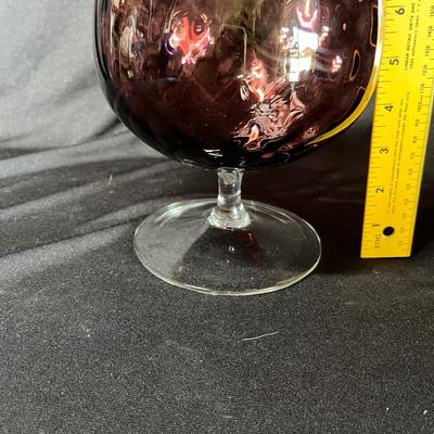 Amethyst Large brandy glass