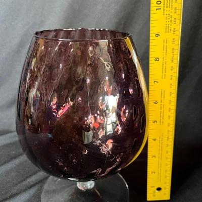 Amethyst Large brandy glass