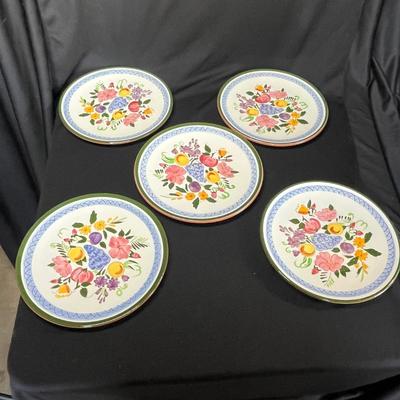 Stangl Fruit & Flowers Dinner plates