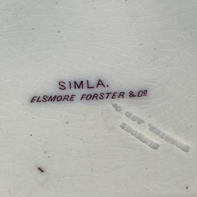 Transferware plates