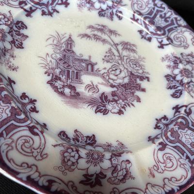 Transferware plates
