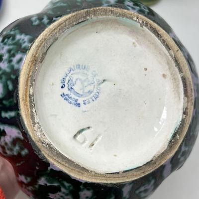 Unusual marbled vase