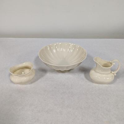 Lenox Scalloped Dish Creamer & Sugar Dish