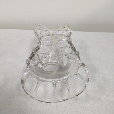 Clear Folded Flower Arranger