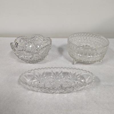 Clear Glass Crystal Pieces