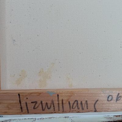 LOT 29: Original Signed Liz Williams Abstract Paintings 