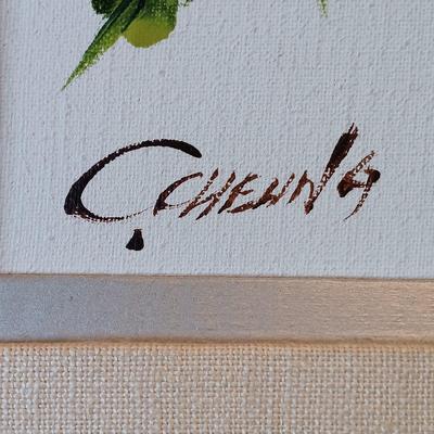 LOT 81: Original Signed C. Cheung Oil on Canvas Painting