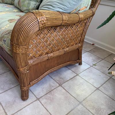 LOT 165: Tradewinds Wicker/Rattan Sofa