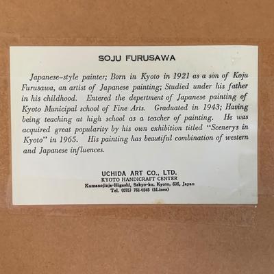 LOT 169: Soju Furusawa Painting & John Wanamaker Fine Art Prints