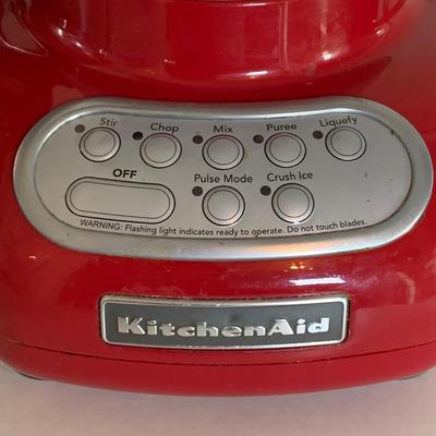 LOT 183: Kitchen Aid Blender KSB560ER1 & All-Clad Slow Cooker #SERIE SC03