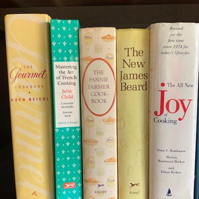 LOT 186: Cookbook Collection: New York Times, Julia Child, The Fannie Farmer & Others