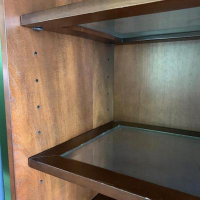 LOT 187: Bookshelf Display Cabinet