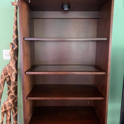 LOT 188: Bookshelf Display Cabinet
